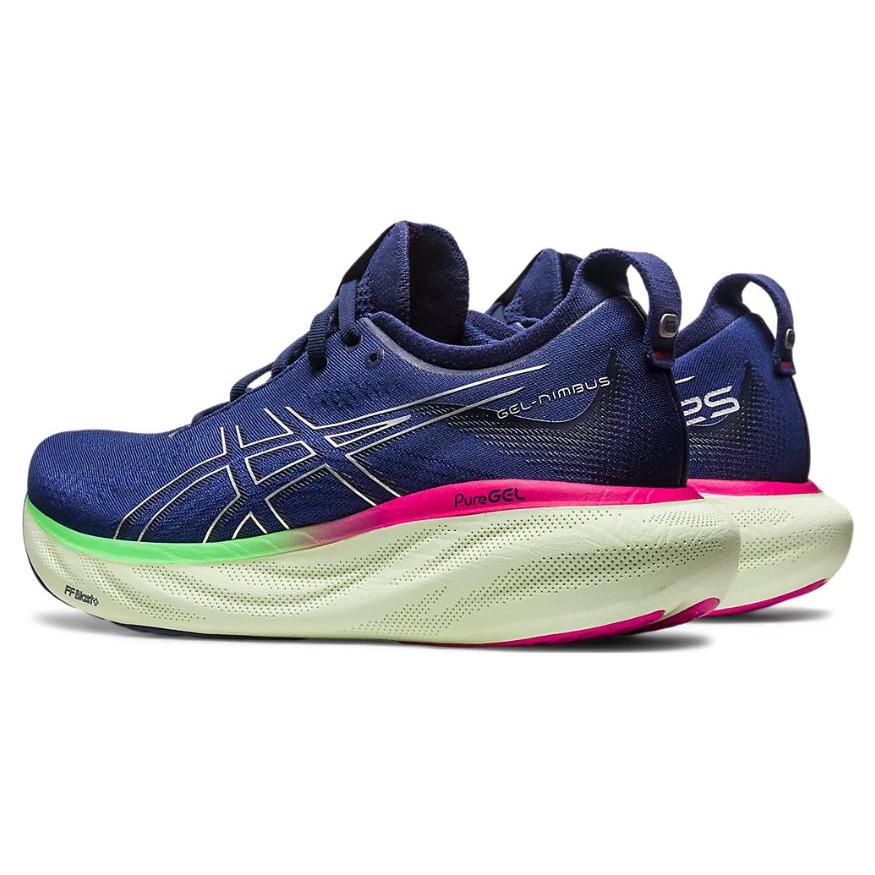 ASICS Gel Nimbus 25 Indigo Blue Pure Silver Women's 1012B356-400