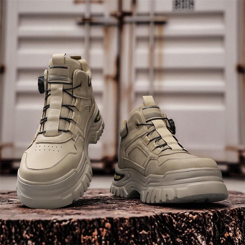 New Fashion New Men's Fashion Casual High Top Sports Shoes Students  Comfortable Sneakers Boys Male Classic Breathable Martin