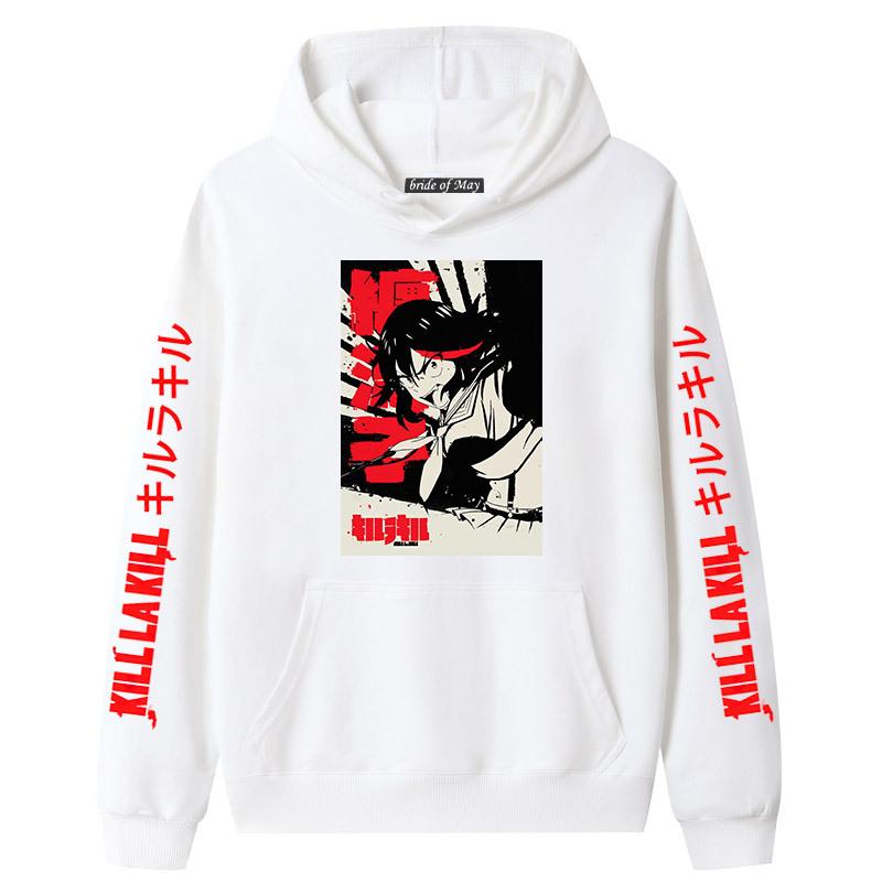 Japanese Anime Kill La Kill Hooded Long Sleeve Sweatshirt for Couples