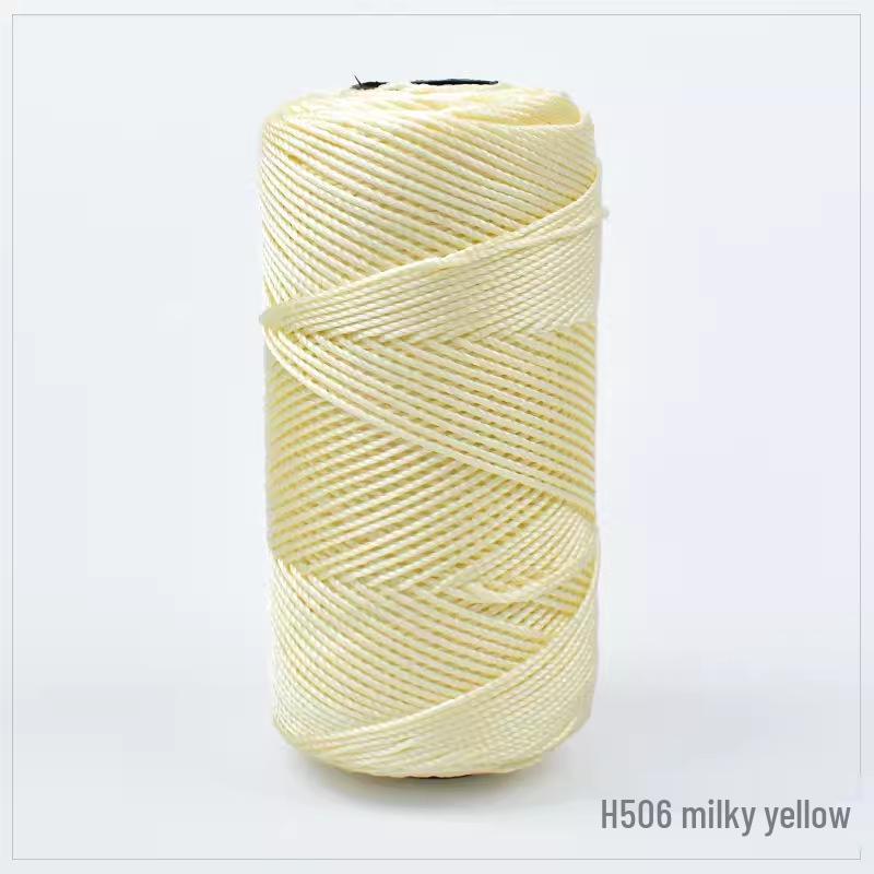 Chunky Wool & Ice Silk 3-Ply Yarn for DIY Crochet: Hand-Knitted Bag, Summer Hat, Shoes, and Seat Cushion