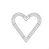 Beginner-Friendly Heart Wreath Frame | Decorative Iron Hoop, Versatile, Metal