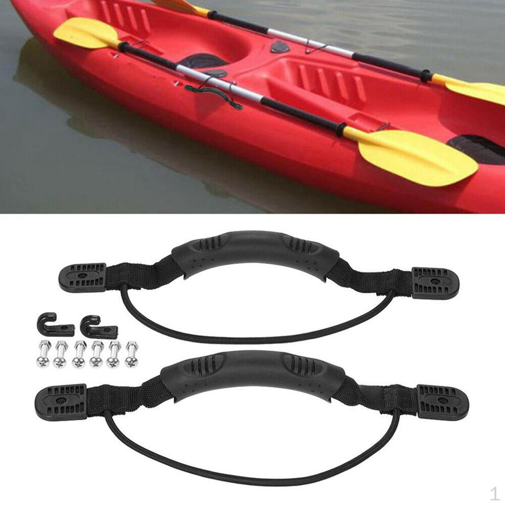 

Kayak Carry Handle Rubber Moulded Webbing Handles Replacement Accessories for Canoe or
