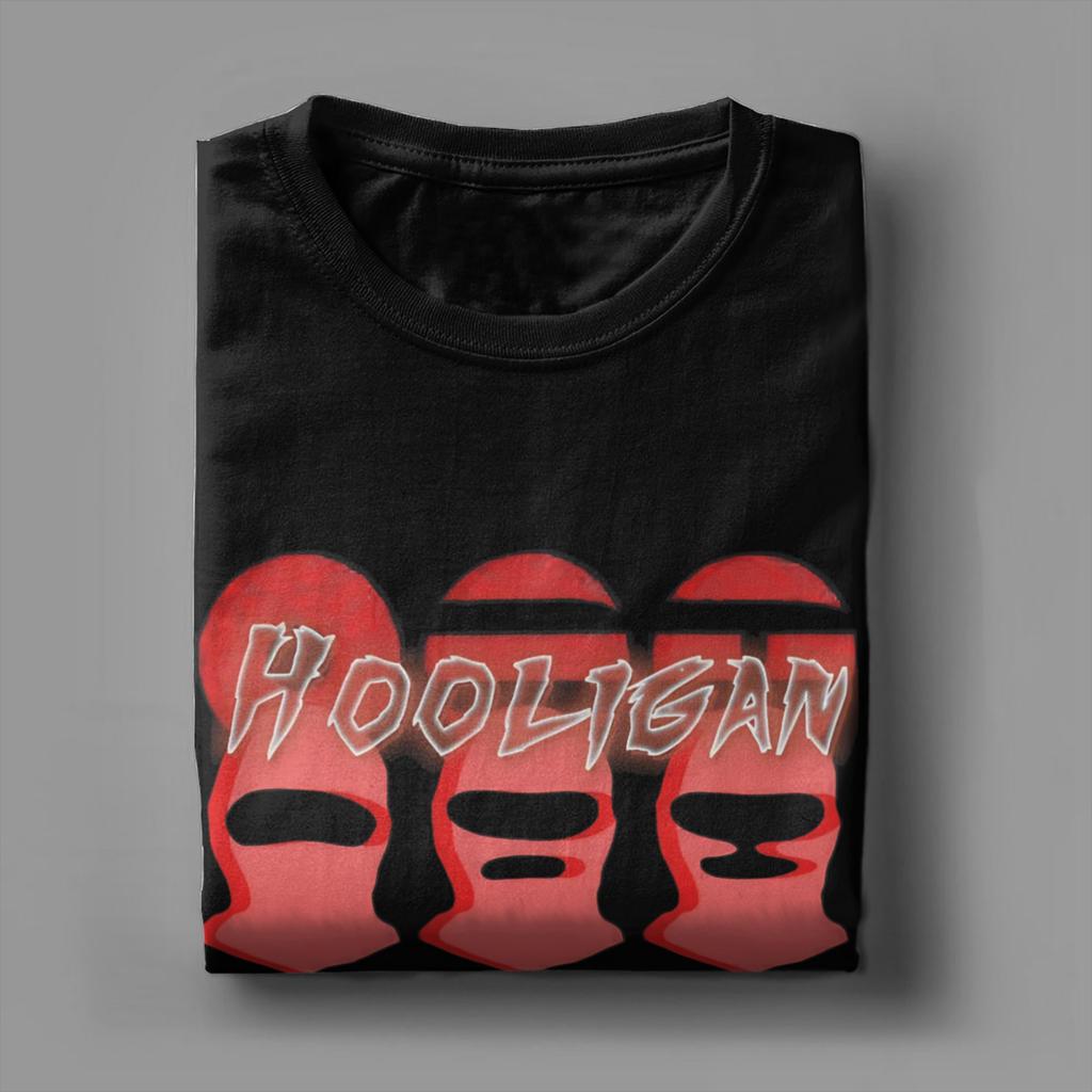 Unisex TShirt Hooligan Concert Creative Cotton Tee Shirt Short Sleeve T Shirts Crewneck Clothes Gift Idea