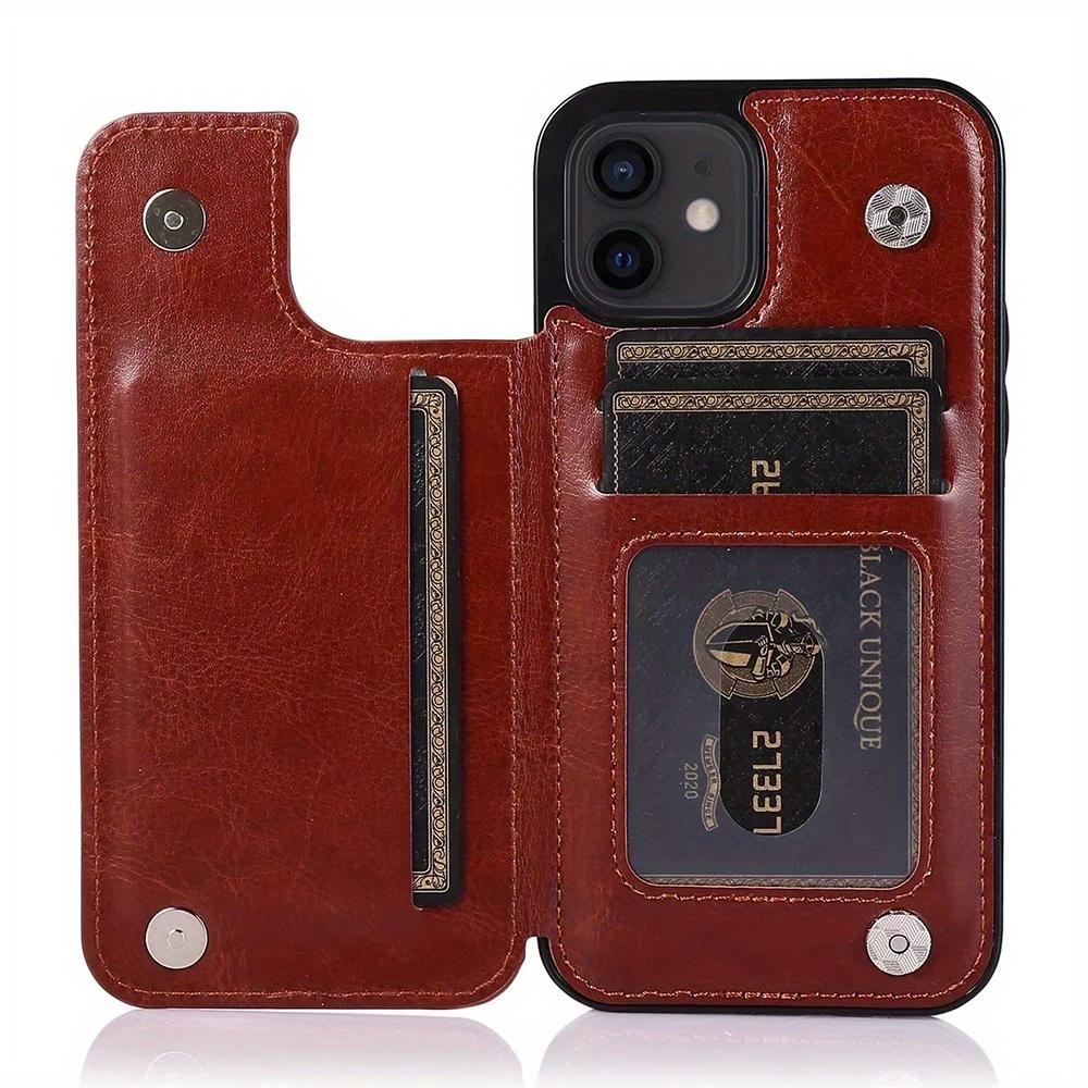 Leather Wallet Case For IPhone 14/13/12/11/Pro Max/Mini/XR/X/XS Max/8/7/6S/6 Plus/SE2/SE3/2022/2020 - Card Holder & Flip Back Cover