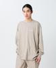 Soft Cotton Relaxed Logo T for Men and GREIGE M [Snow Peak] L/S TS-25AU010 Long-Sleeve T-Shirt Women,
