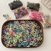 Child-Friendly Durable Small Hair Ties - Elastic, Seamless, Macaron Style