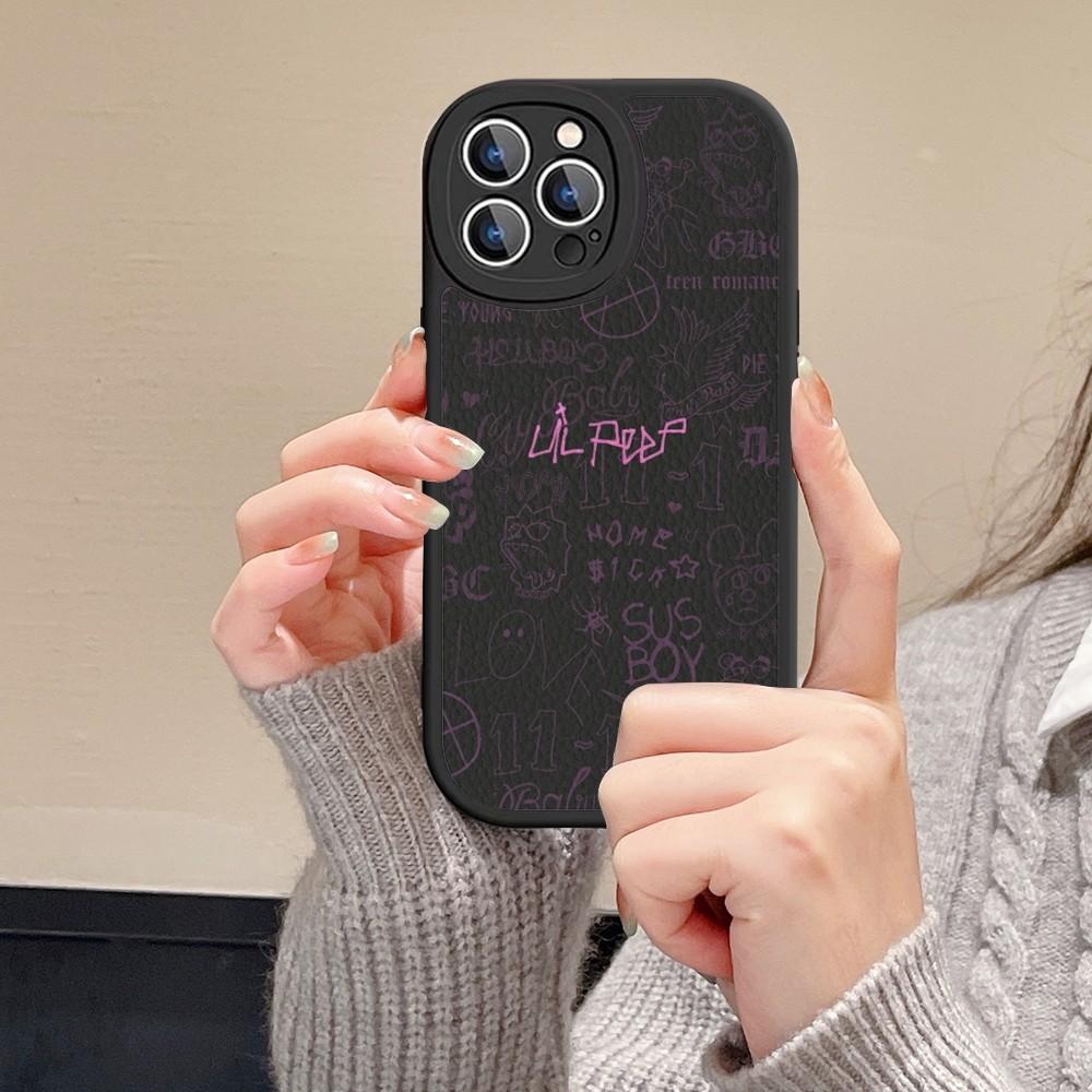 

Lil Peep Phone Case Hard Leather For iPhone 16 15 14 13 12 Mini 11 14 Pro Max Xs X Xr 7 8 Plus Fundas iPhone 14