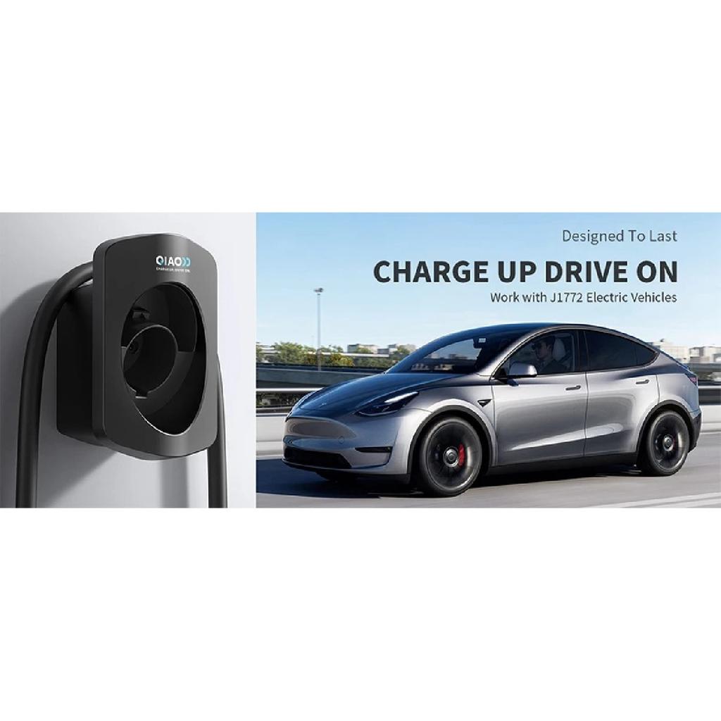EV Charger Cable Holder For Type 1 / J1772 Electric Car Charging Cable Plug Wallbox Mount Charging Cable Organizer Wall Mount