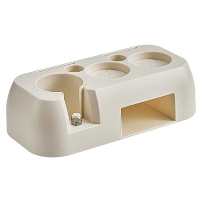 Multifunctional Espresso Tamping Station 51-54/58mm Portafilter Holder with 2 Organizer Holes and