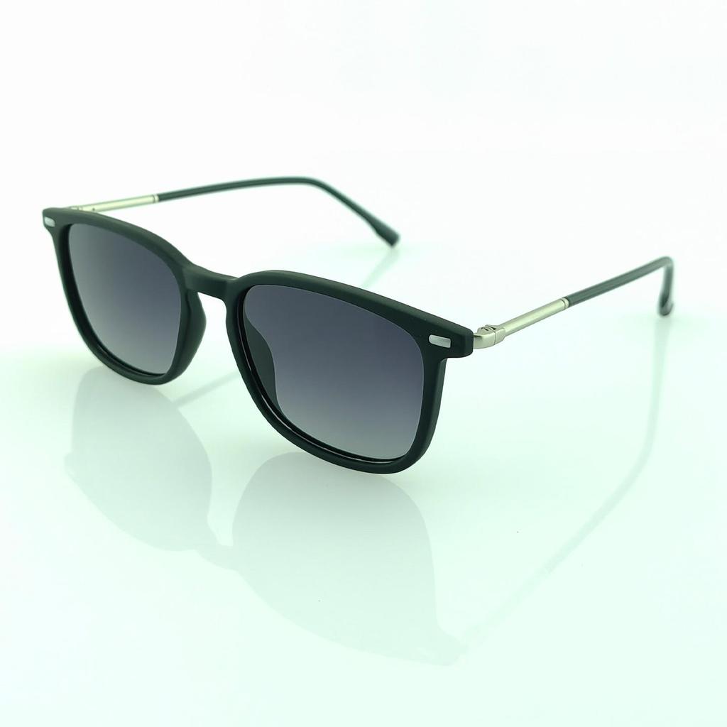 TR Polarized Night Vision Retro Square Sunglasses for Small Faces, High-End Korean Style with UV Protection
