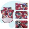 4 Pcs Dog Summer Shirts Floral Hawaii Dog Shirt Pet Clothes for Small Medium Dog Cats Boy Girl(Pink,red,Blue,Green, Medium)
