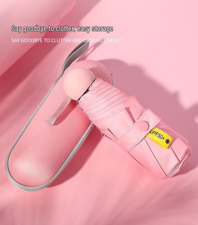 50% Off Women's UV Protection Folding Sunshade Umbrella - Ultralight, Rain or Shine