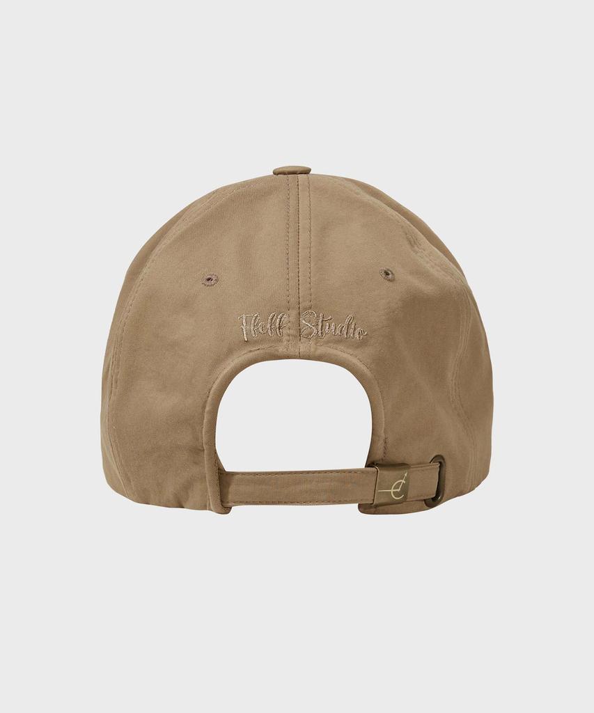 FFEFF STUDIO Washed Cotton Wappen Ball Cap (Beige)