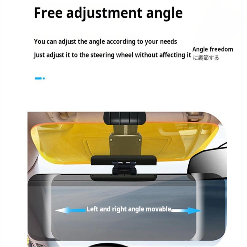 Car Anti-dazzle Visor Day and Night Dual Use Driver Goggles Night Vision Anti-high Beam Artifact Anti-glare Mirror Auto Accessor