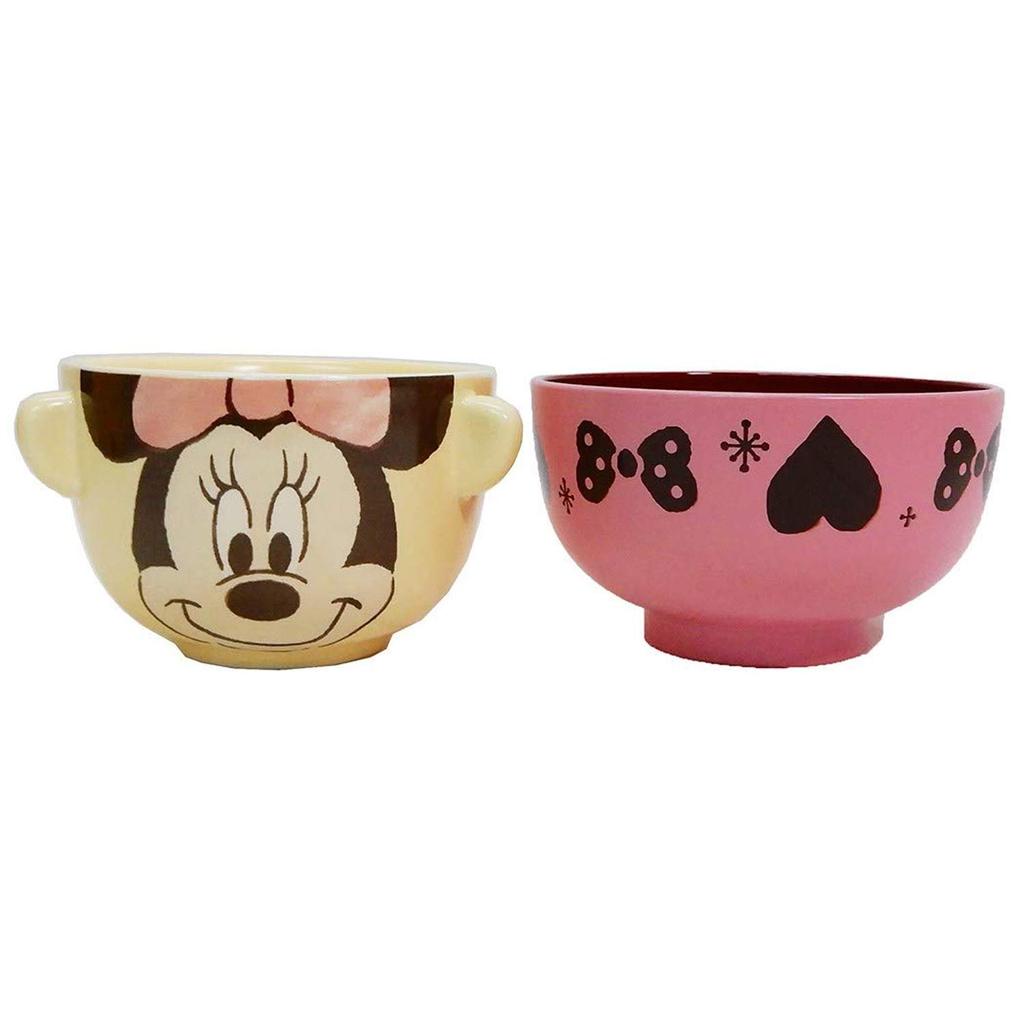 Sun Art Disney Minnie Mouse Soup Bowl Set Mini (Crayon Touch) Bowl/Tea SAN3003-2