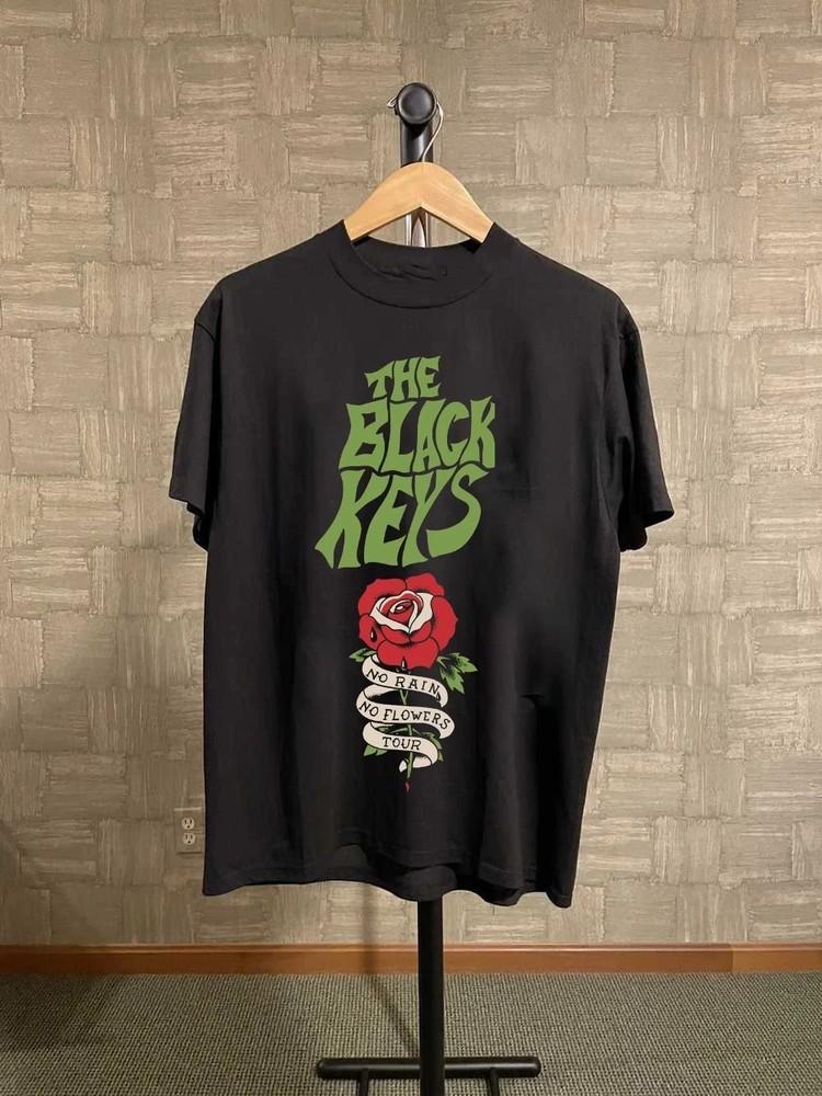 

Vintage The Black Keys No Rain No Flowers Shirt Unisex Concert S to 5XL MQ409 Unisex T-Shirt XL