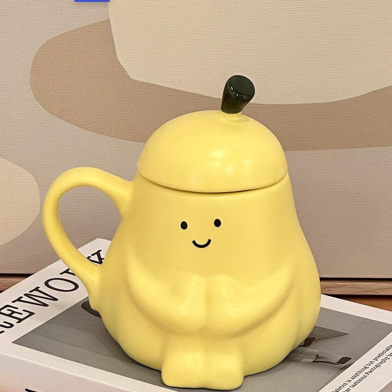 Hug Pears, Give Gifts, Pack Cups, Birthday Girls, Creative Gifts, Cute and Funny Mugs, Ceramic Cups