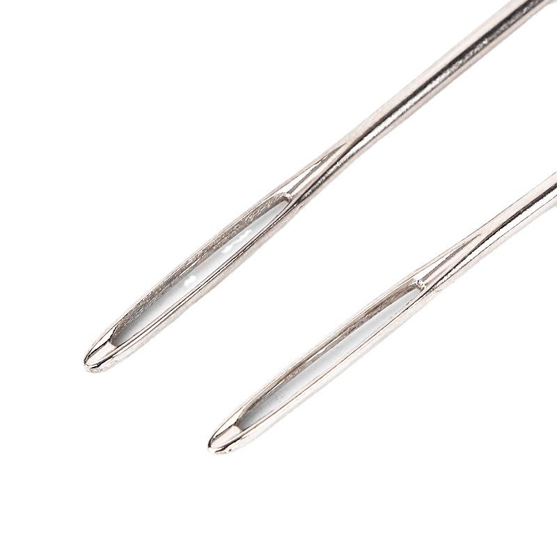 Set Ace cu Vârf Rotunjit și Ochi Mare pentru Pulover, Broderie cu Panglică și Tricotat