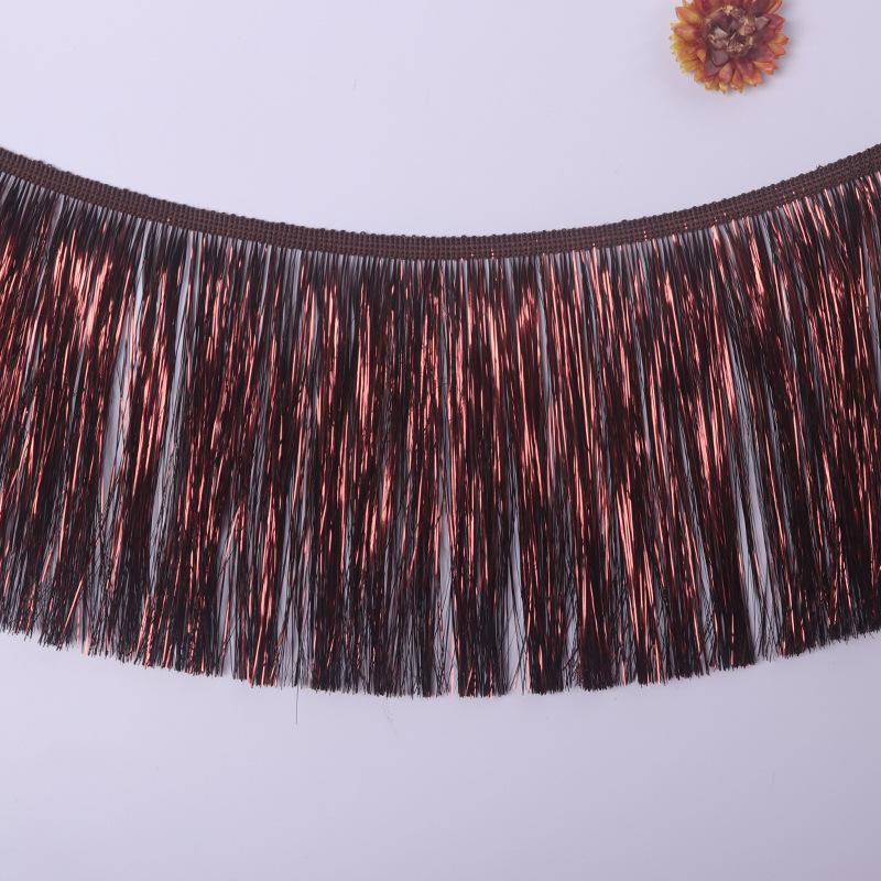 10yard 15/20cm Sequin Tassel Fringe Latin Dress Lace Trims Stage Clothes Decoration Ribbon Tape DIY Sewing Accessories