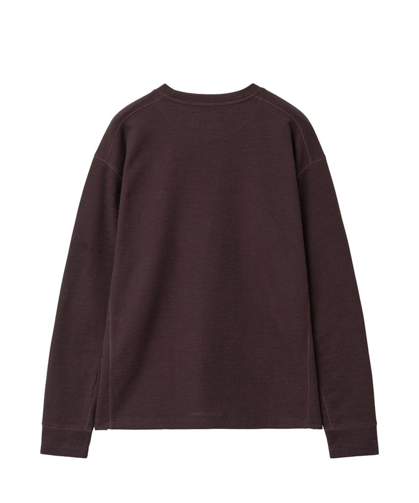 PHYPS MOTORCYCLE H-Tech Waffle Long Sleeve Burgundy