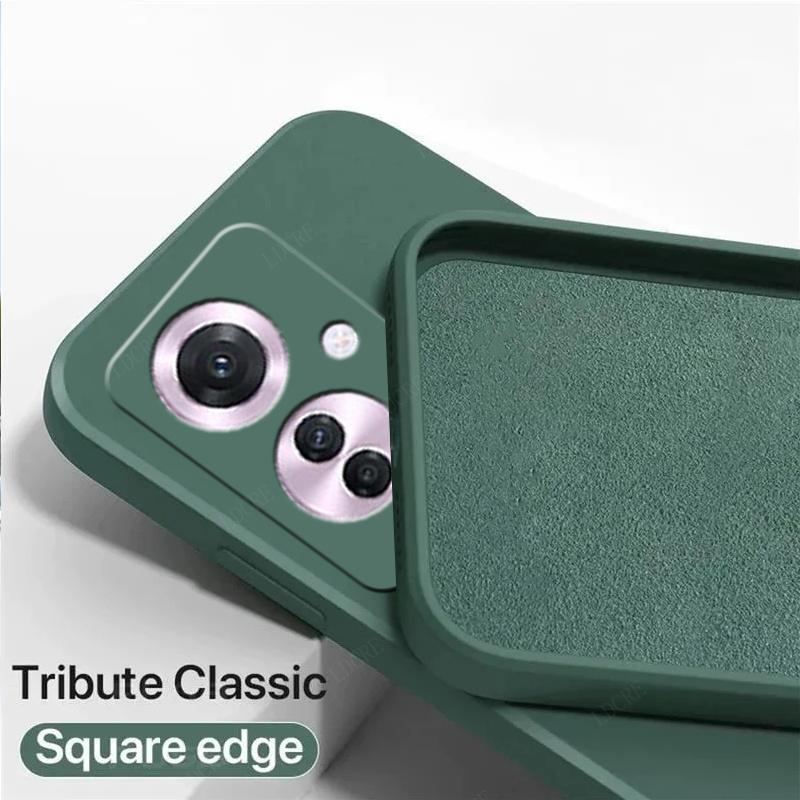 For Cover Reno 11F Case OPPO Reno 11F Reno11 F Capas New Liquid Silicone Shockproof TPU Soft Cover For Reno 11F Fundas