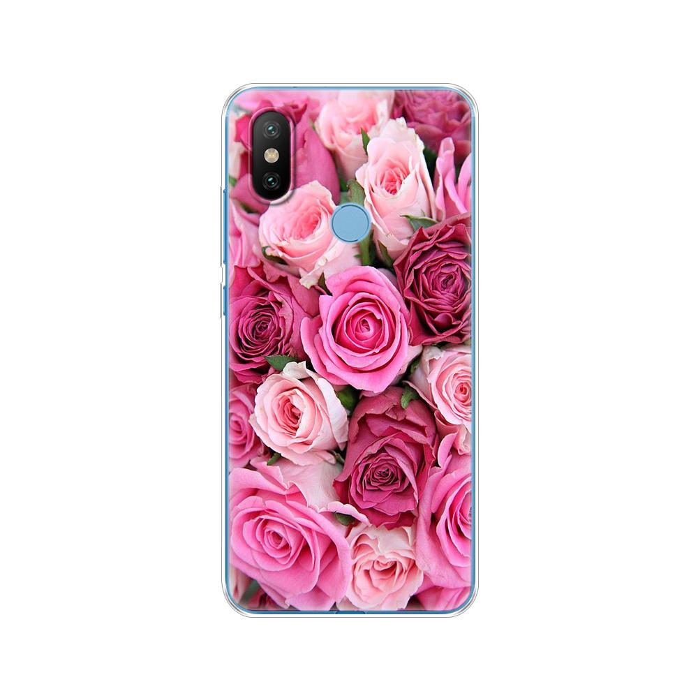 Xiaomi mix 2s için silikon kılıf xiaomi mi mix 2s için yumuşak kılıf kapak mix 2 s arka kapak koruyucu baskı coque