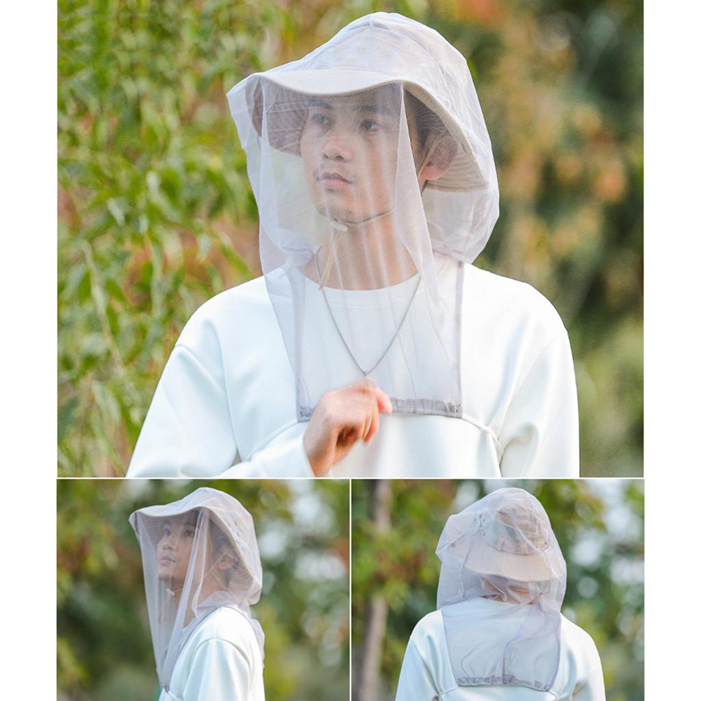 Quick Drying Insect Net Hat Adult Face Shield Head Mesh Sunproof Head Mesh for Adult Fishing Travel Hiking Climbing