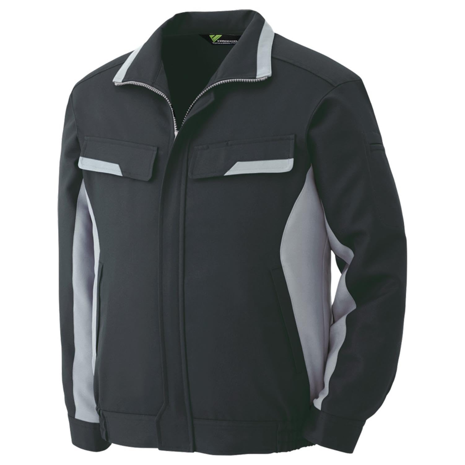 

Midori Anzen Verdexcel Длинный рукав Драпированный Угольный x Серебристый Размер 3L Рабочая одежда, Блузон, Унисекс, Антистатический, Защита от порезов, VE59, Верх, Серый,