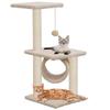 VidaXL Cat Tree with Sisal Scratching Posts 65 Cm Beige
