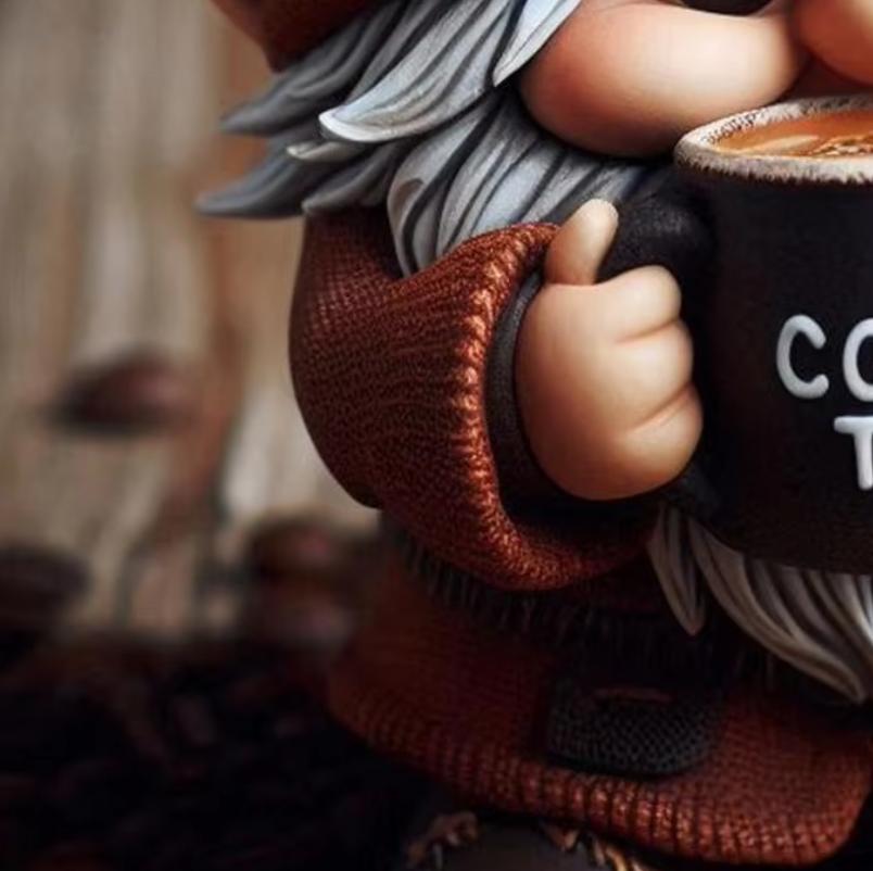 Мини Кофейные Гномы Украшения Ручной Работы Кофейные Статуэтки Гномов Фигурки для Кухонной Столешницы Смоляные Гномы Гномы на Кофейную Тему Подарки CN