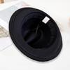 Flap Brim Bucket Hats Felt Fabric Trilby Hat New Panama Hats  Autumn Season