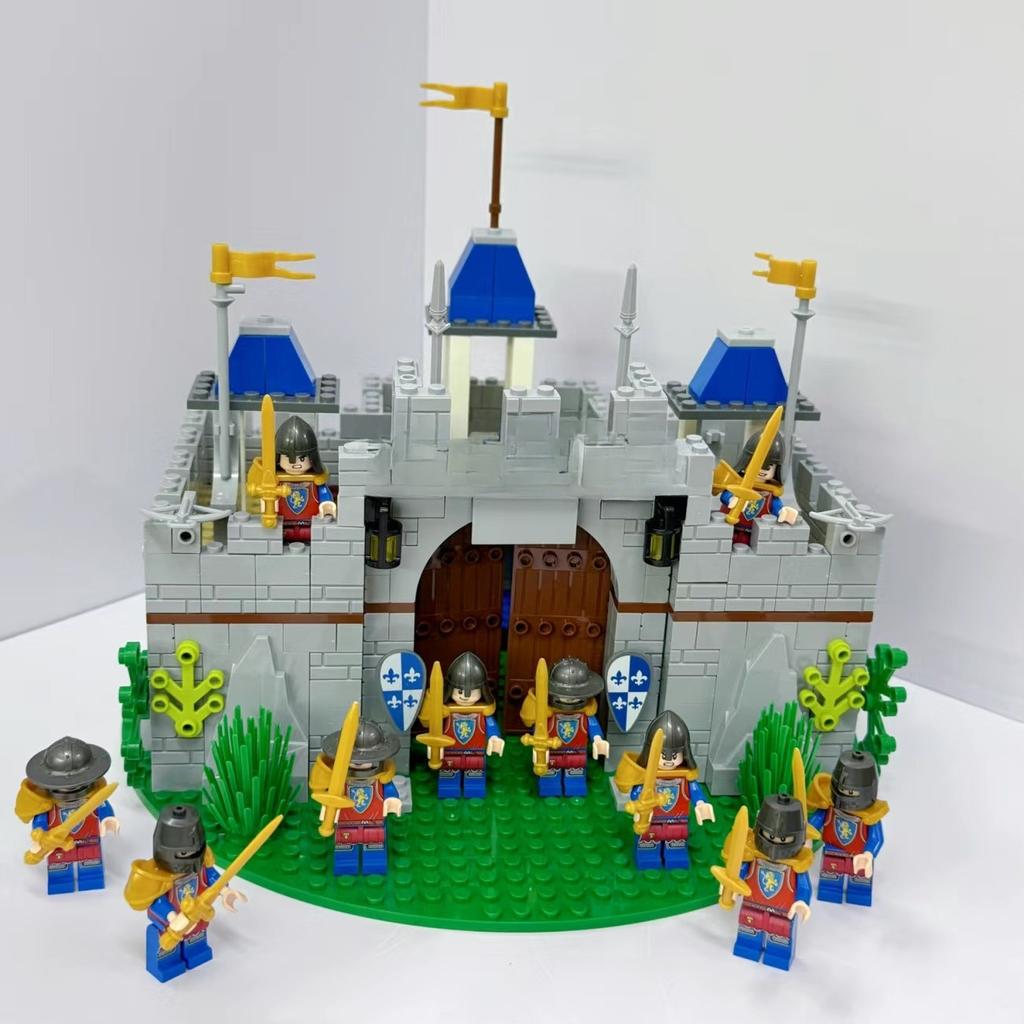 Medieval Knight Castle MOC Military Mini Action Figures Accessories Construction Set Building Blocks Bricks Toys for Boy Gift