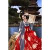 Original Tang Style Hanfu Jiangyun - Red & Blue Qi Xiong Ru Qun, Daily & Performance Ancient Chinese Dress