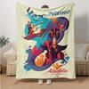 Custom 1pc Aladdin's Magical Adventure Blanket, Soft And Comfortable Blanket, Casual Warm, Camping Travel Blanket, Birthday Gift Q910228