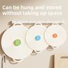 Dustproof Silicone Pot Lid with Handle, Anti-Spill Splash-Proof Sealing Fresh-Keeping Cover for Bowl, Microwave & Refrigerator