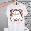 Japanese Anime Spy X Family Anya T Shirt Men Retro Washed Tops Tees Harajuku Tshirt Streetwear Hip Hop Male T-shirts