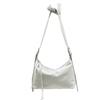 Cowhide Shoulder Women's Bag Mobile Phone Messenger Women's Fashion, Simple and Generous Practical Solid Color Soft Leather Bag