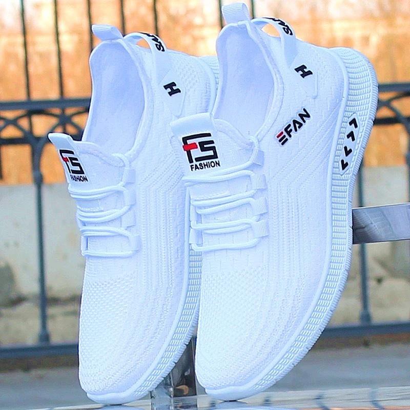 Летние новые дышащие сетчатые кроссовки легкие беговые кроссовки 38