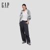 GAP Women's Fleece-Lined Logo Hooded Cardigan Jacket