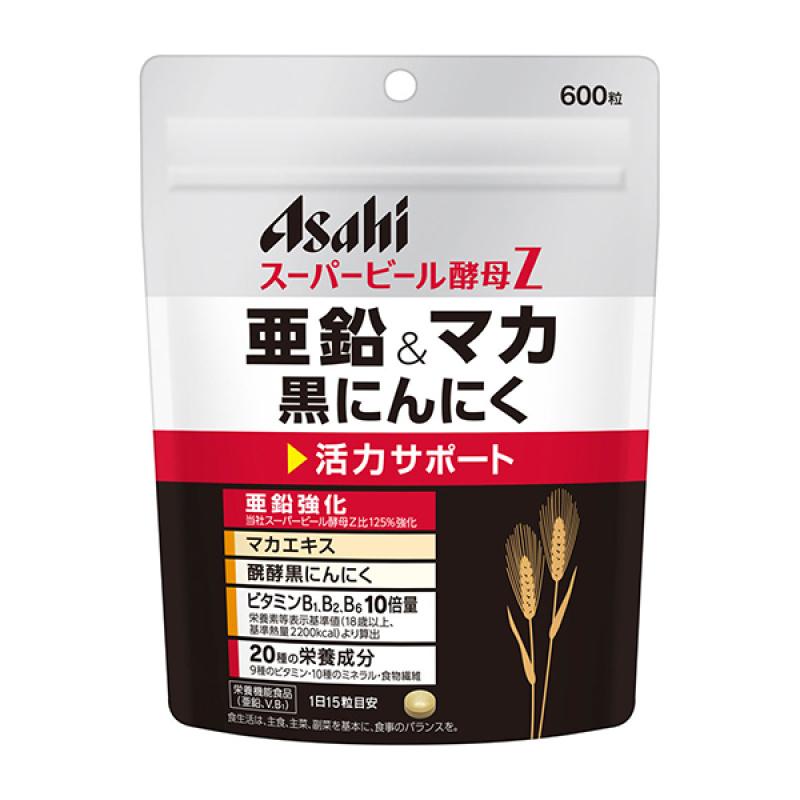 

Asahi Group Foods Co., Ltd. Super Beer Yeast Z Zinc & Maca Extract Black Garlic 40 Days 600 Capsules