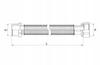 Flexible Expandable Hose for Gas 1/2 X 300-600Mm