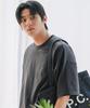 Jemeot Eddy Oversized Short Sleeve T-Shirt Charcoal Kjst2189