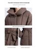 European & American Style Women's Mid-Length Down Cotton Jacket, 2024 Winter Outerwear Coat – New Design for Students