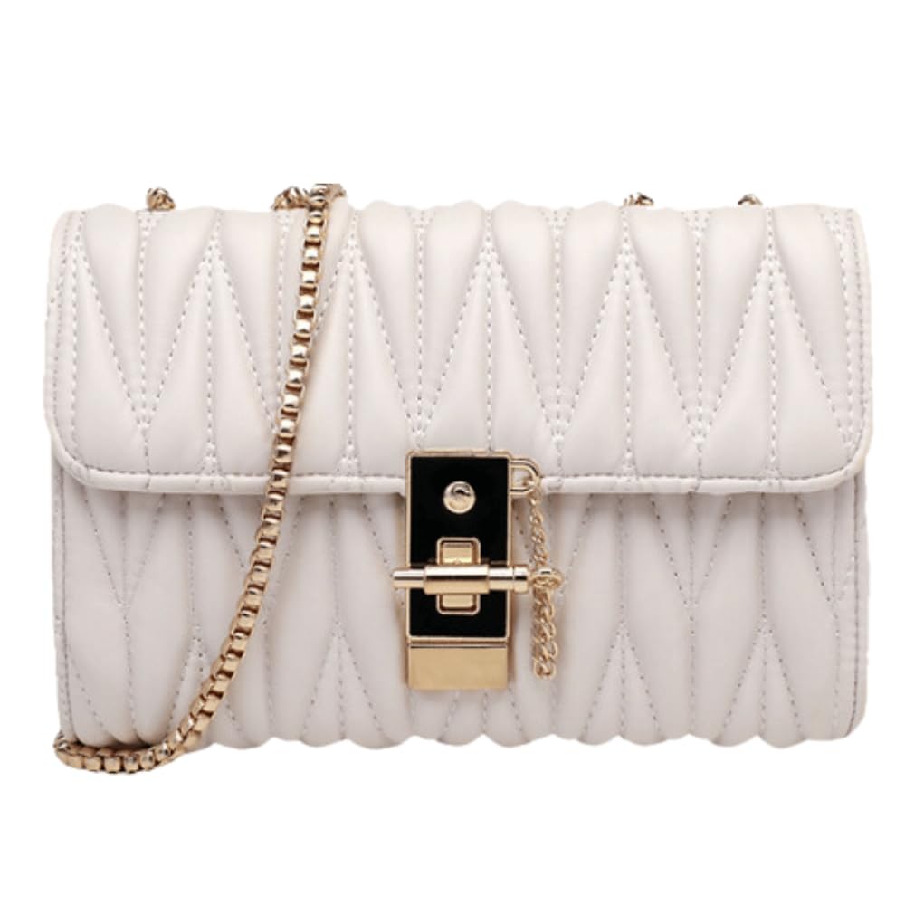 

ORIJIRI Women s Wallet Bag, Shoulder Bag, Handbag, Wallet, PU Leather, Cute, 3-Way, Lightweight, Women s Bag (White)