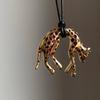 Stylish Enamel Panther Clavicle Necklace Dainty Collarbone Chain For Women Trendy Accessory Gift For Her