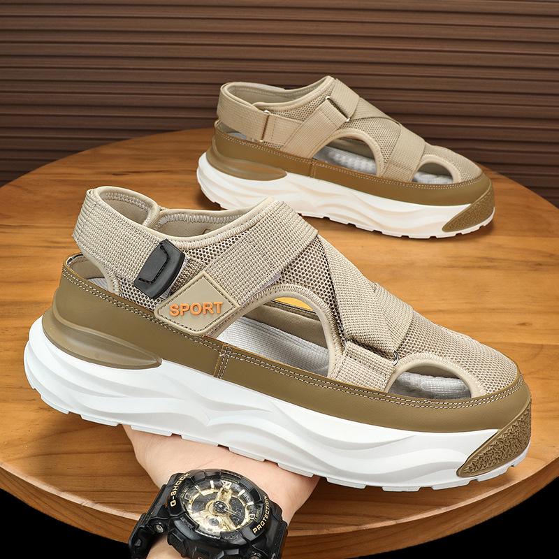Summer 2025 Men's Trendy Thick-Soled Breathable Sports Sandals