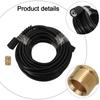 Cleaning Hose 50ft Hose 360 Rotation Fittings Ample Reach Easy Installation 50ft Pressure Washer Hose 1 4 X 50'