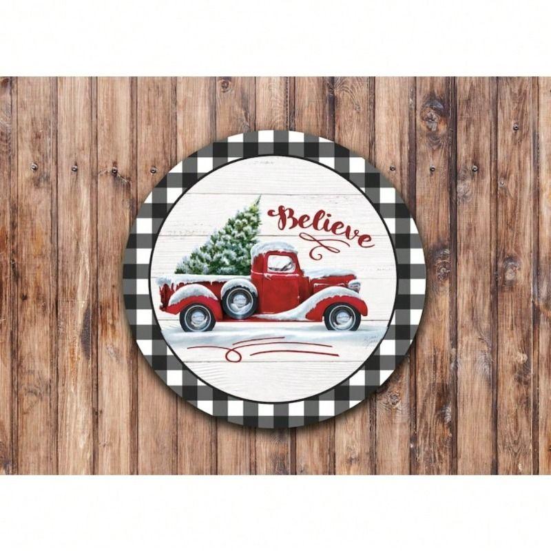 Vintage Metal Tin Sign Wall Art Home Decor 20x20cm