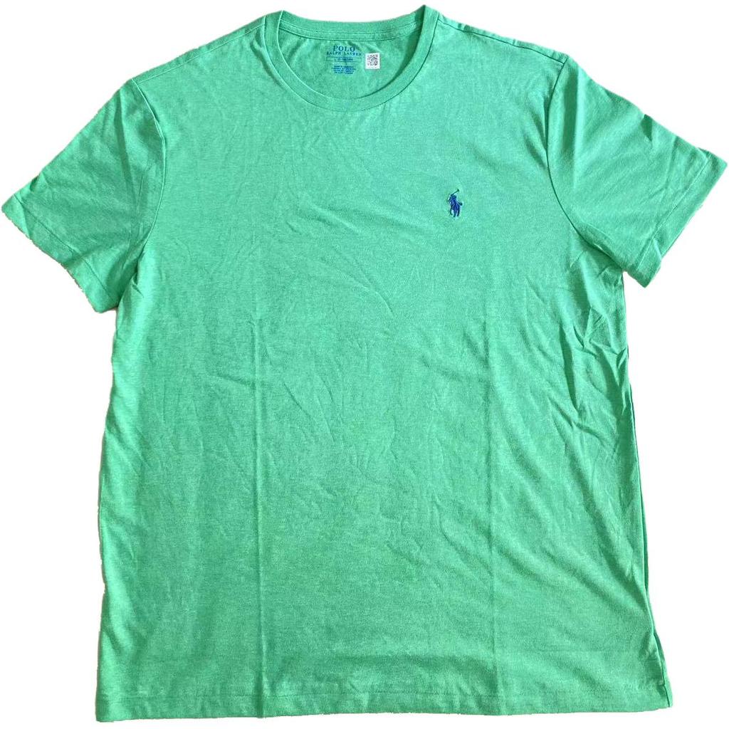 Polo Ralph Lauren SS24 Logo Embroidered Crew Neck Short Sleeve T-Shirt Men Tops Green 710938686-011