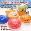 Lash Glow Dumpling Squishy, Κρυστάλλινο Γκλίτερ Πολύχρωμο Σχήμα Προσομοίωσης Ψωμάκι, Μοντέρνο Αστείο Φάρσα Παιχνίδι Ανακούφισης Στρες